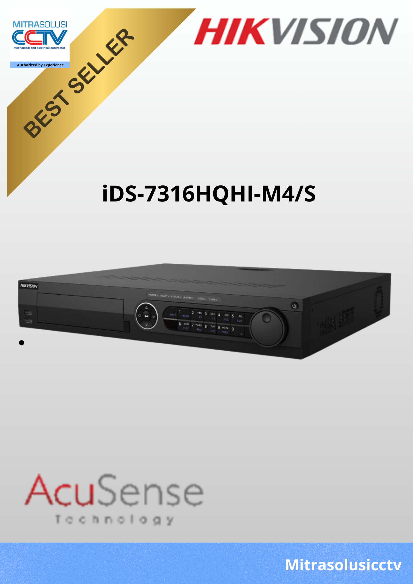 NVR Hikvision iDS-7316HQHI-M4/S