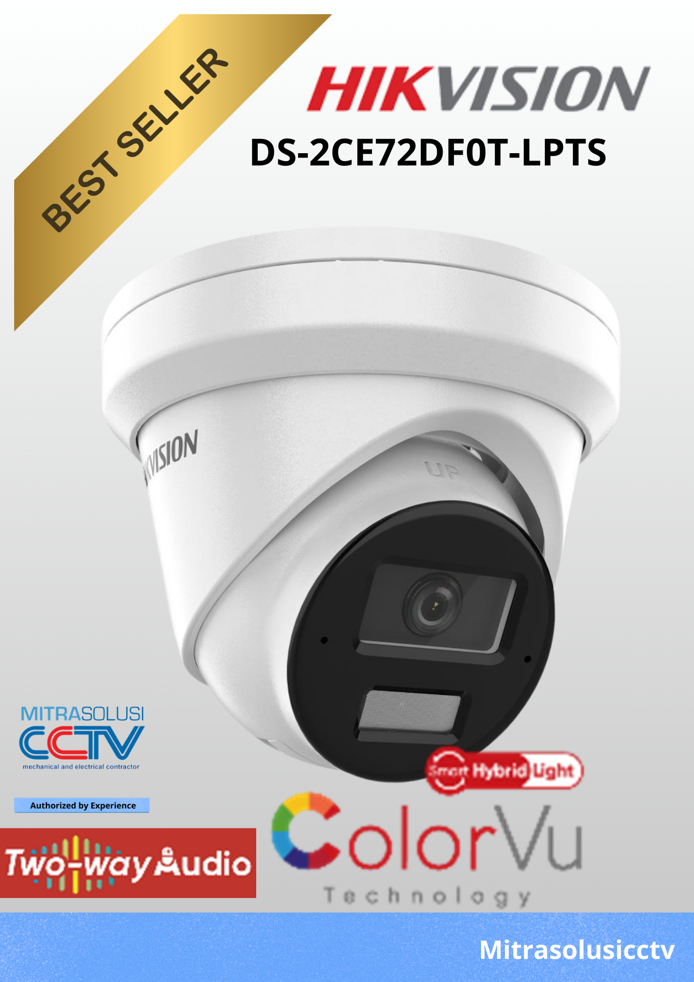Kamera Indoor Hikvision DS-2CE72DF0T-LPTS