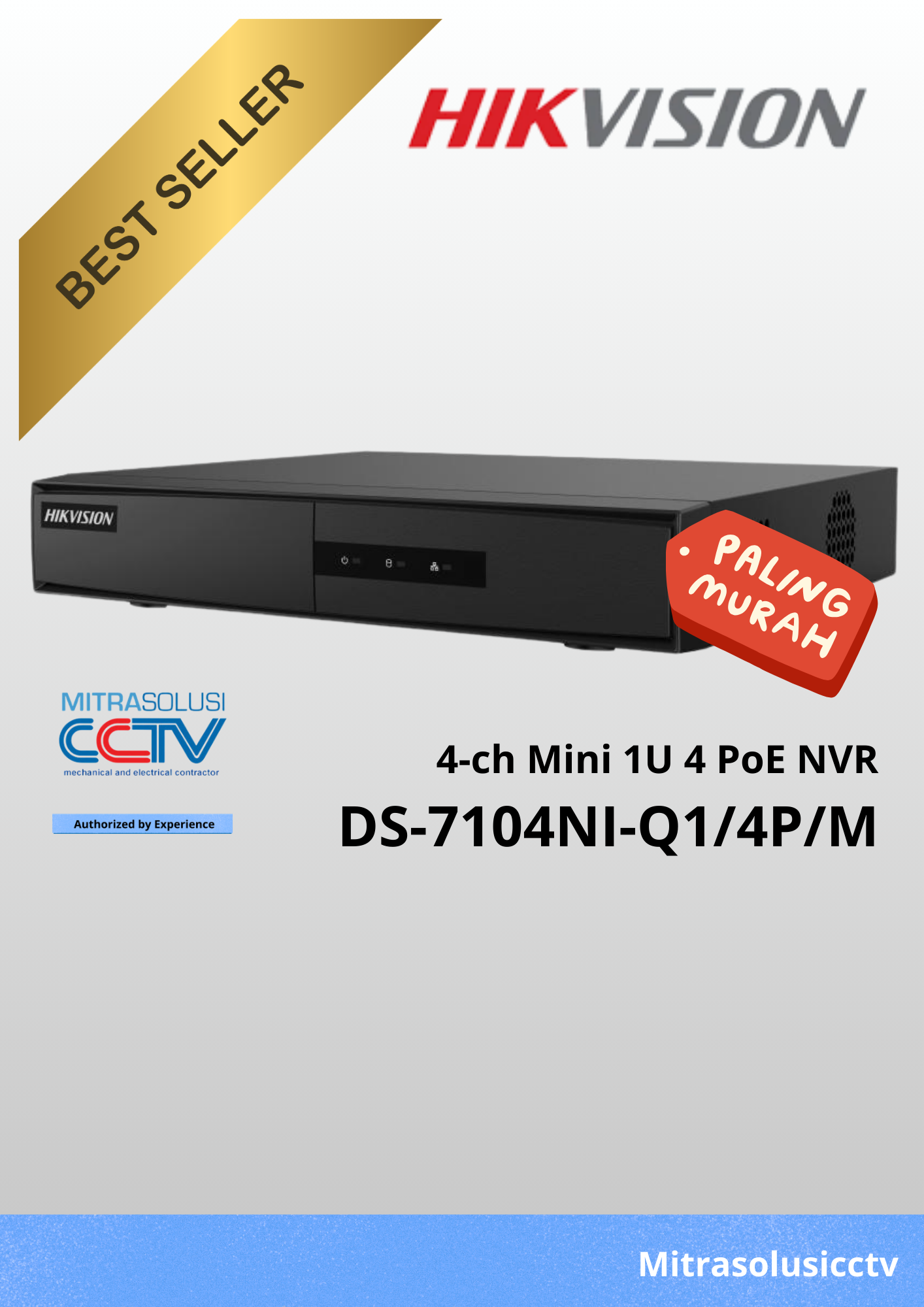 NVR Hikvision DS-7104NI-Q1/4P/M