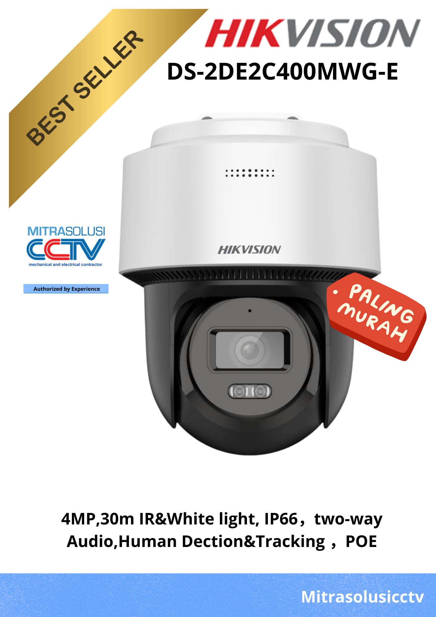 Kamera Hikvision PTZ DS-2DE2C400MWG-E