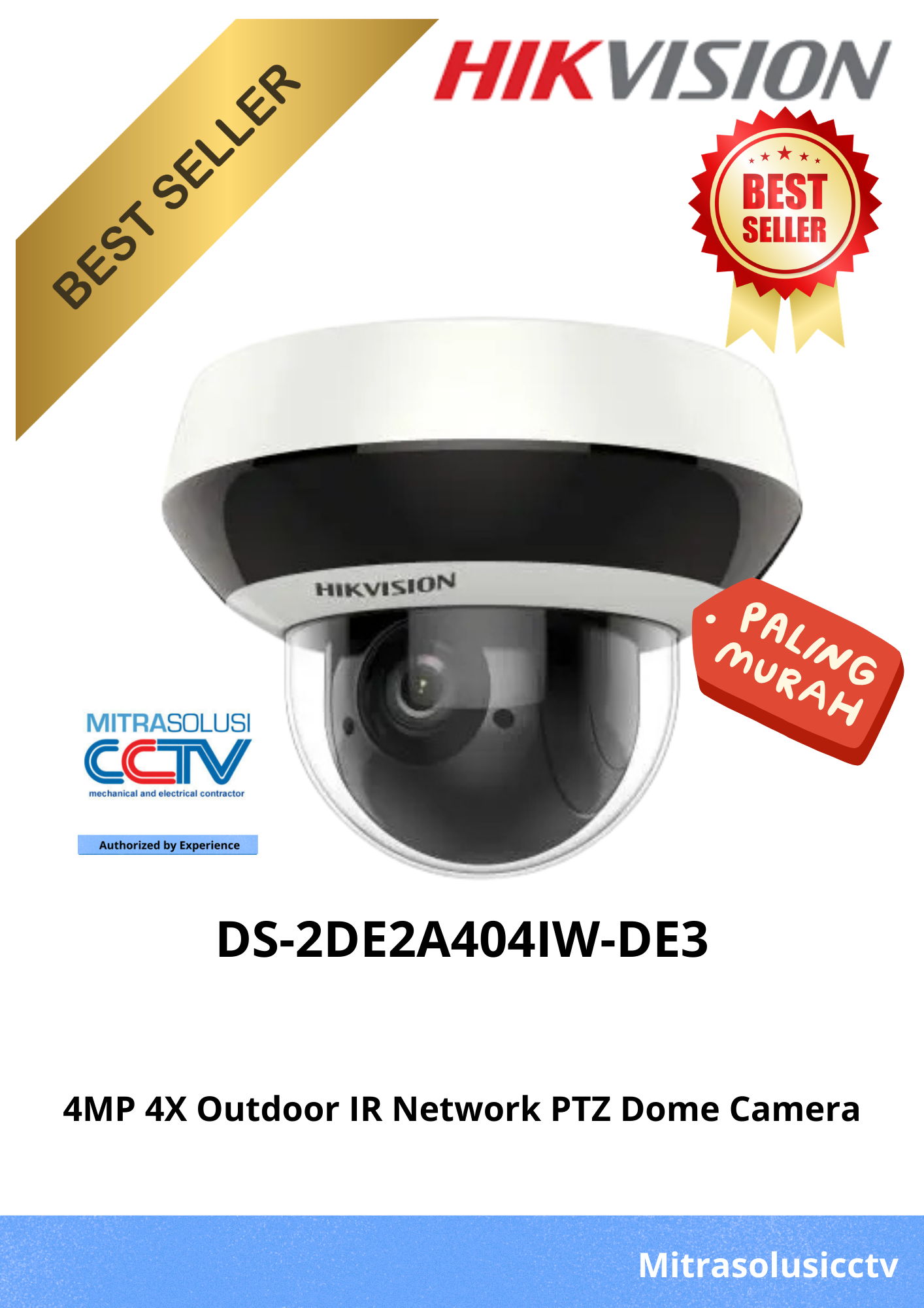 Kamera Hikvision PTZ DS-2DE2A404IW-DE3