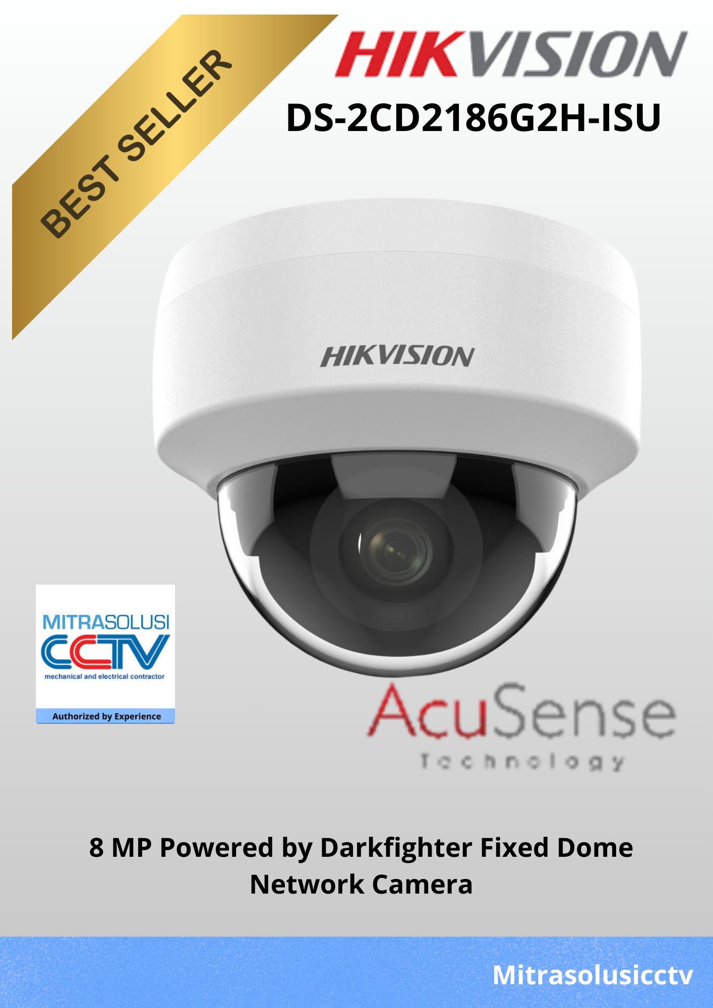 Kamera Indoor Hikvision DS-2CD2186G2H-ISU